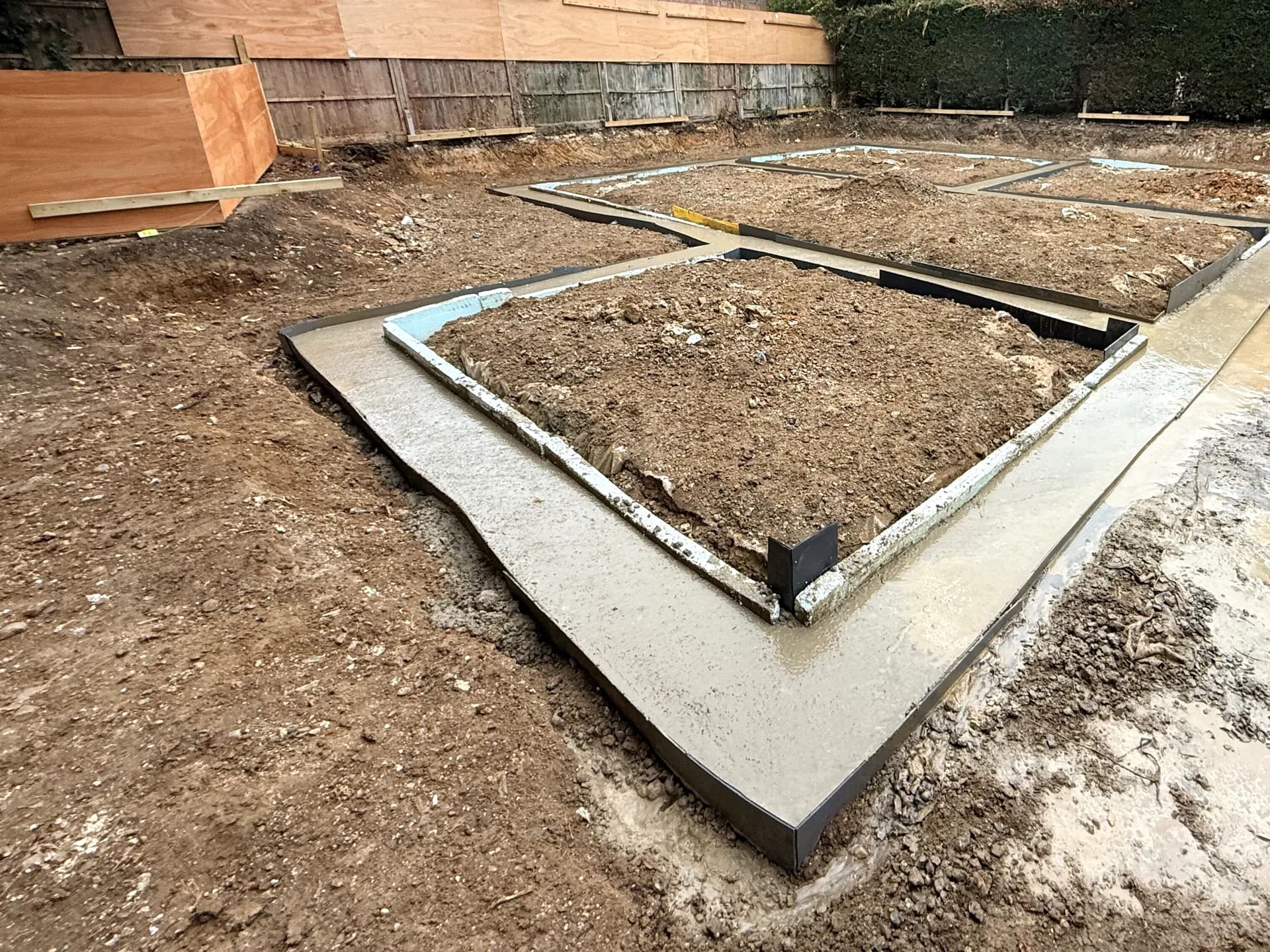 SFA Piling project at Piles and Ground Beams, Harpenden, Hertfordshire
