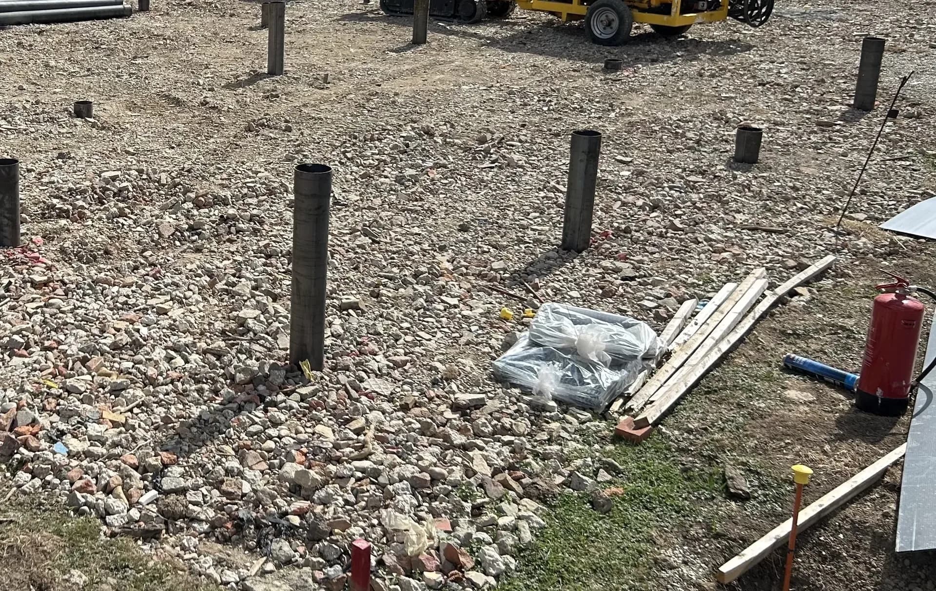 SCD Piling project in New Romney, Kent — Lydd Road, photo 1