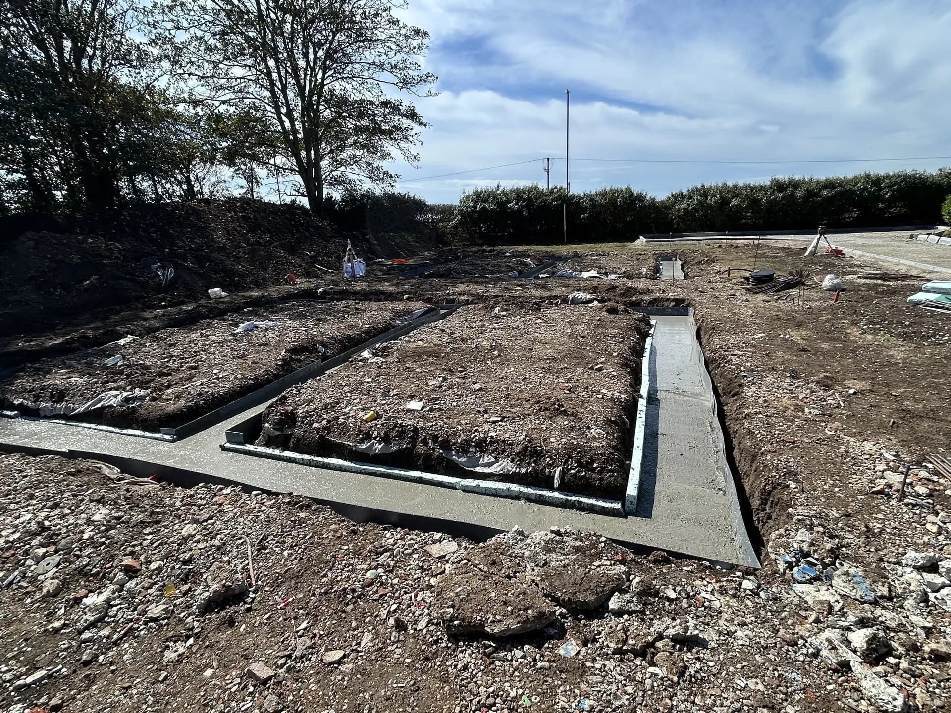 SCD Piling project at Lydd Road, New Romney, Kent