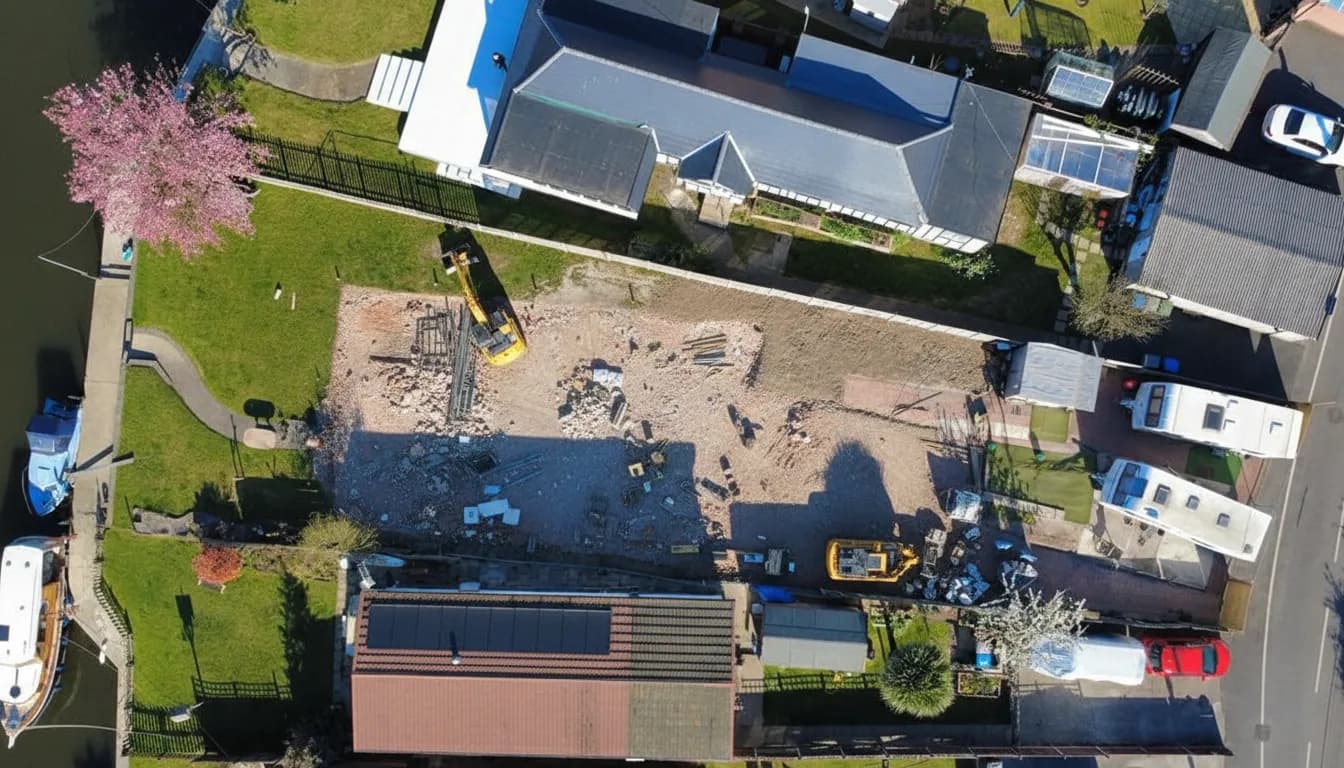 CFA Piling project in Chertsey, Surrey — Tudor Rose, photo 1