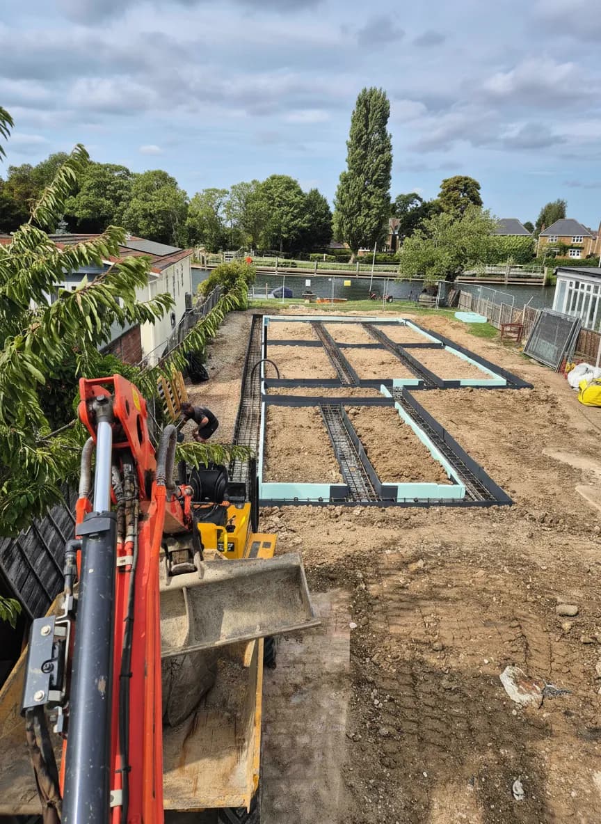 CFA Piling project in Chertsey, Surrey — Tudor Rose, photo 3