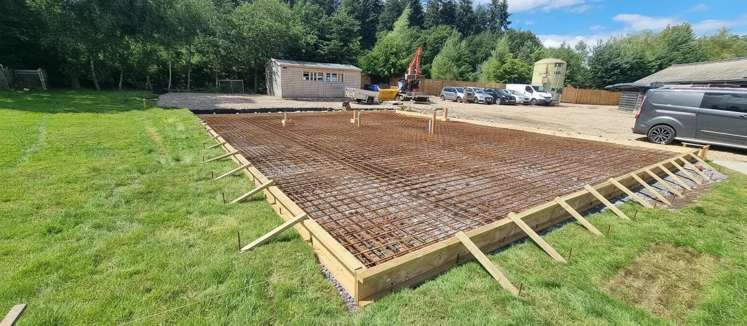 SCD Piling installation at Riseley, Berkshire