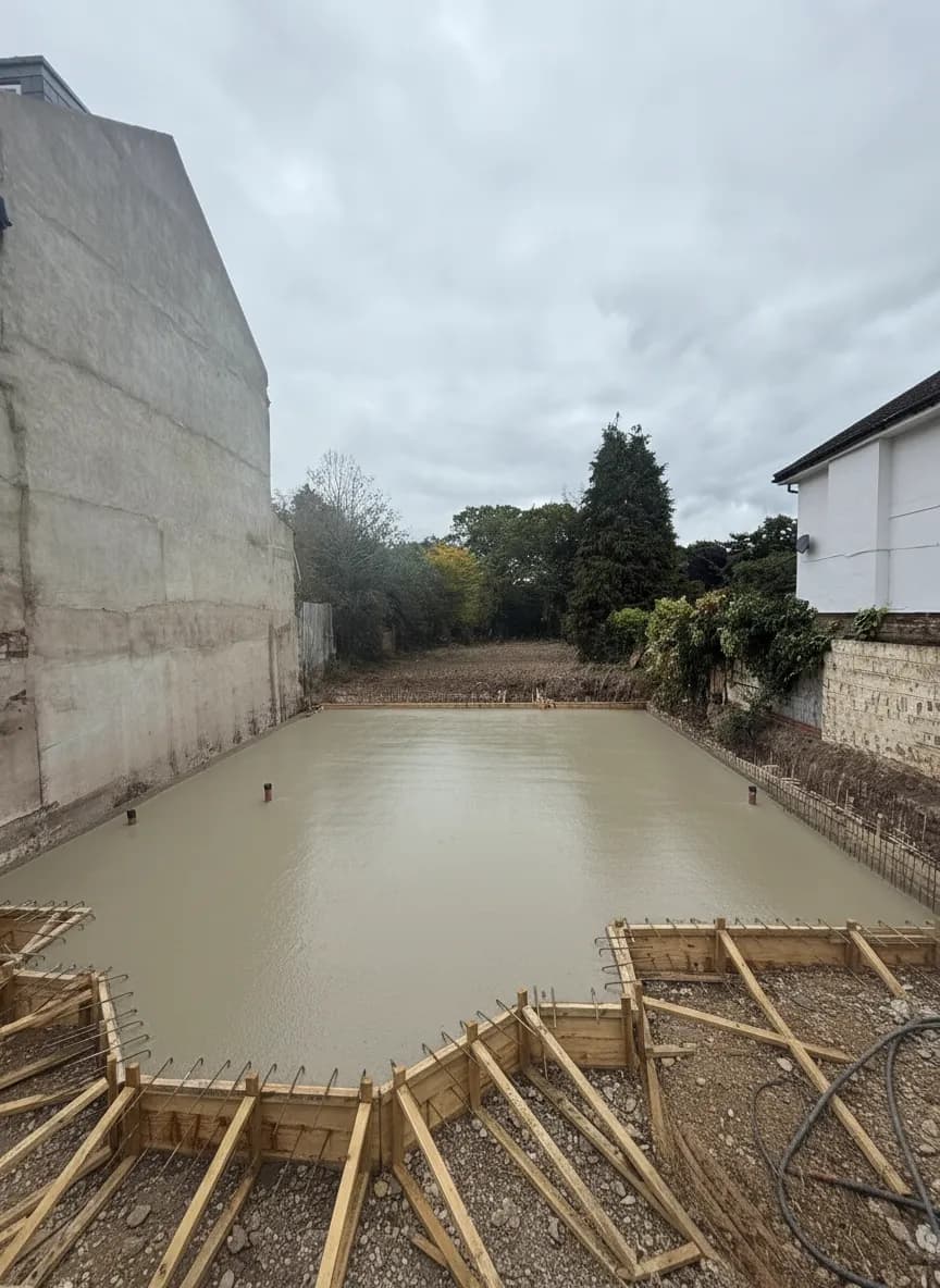 SFA Piling project at High Road, Buckhurst Hill, Essex