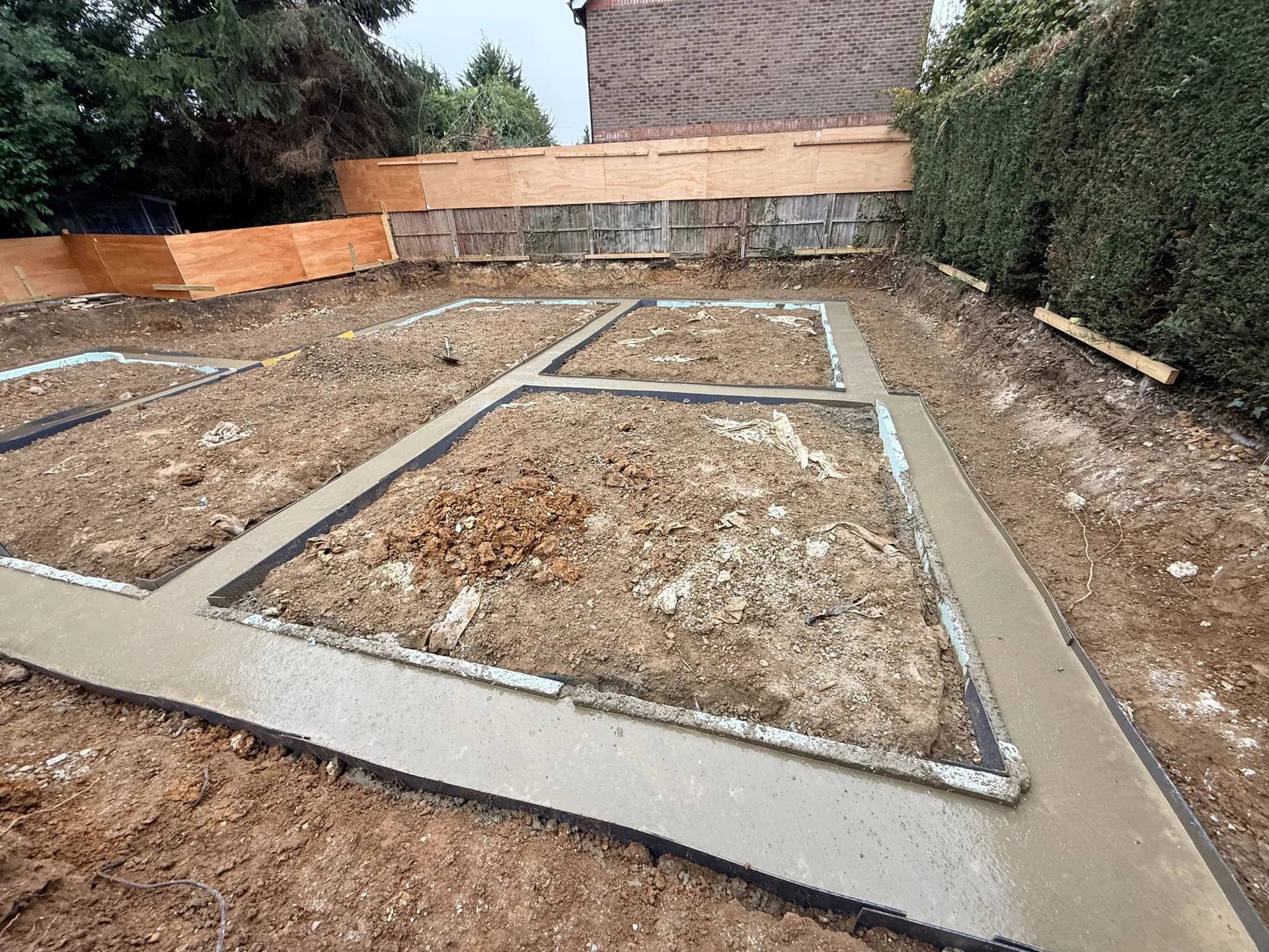 SFA Piling at Piles and Ground Beams, Harpenden, Hertfordshire