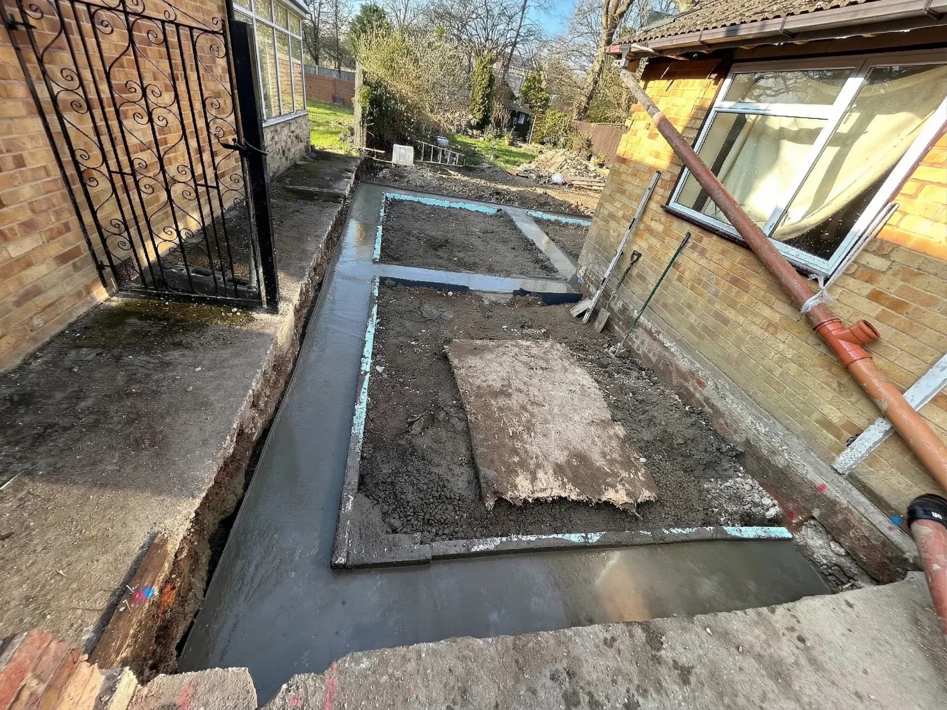 Screw Piling installation at Winkfield, Windsor