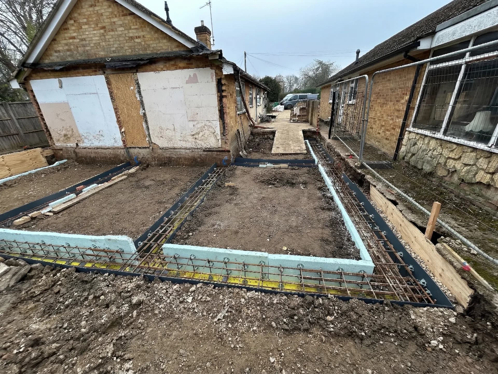 Screw Piling project in Winkfield, Windsor