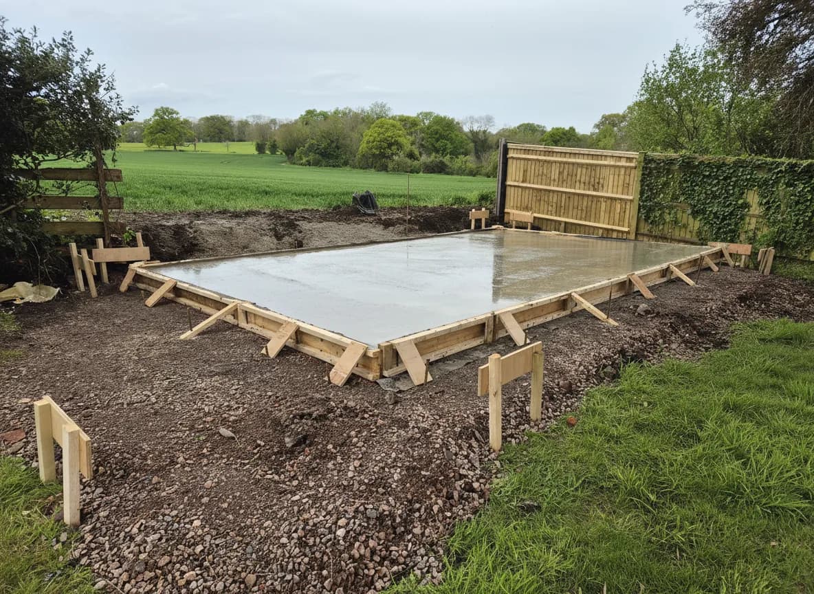 Screw Piling project at The Old Vicarage, Greywell, Hampshire