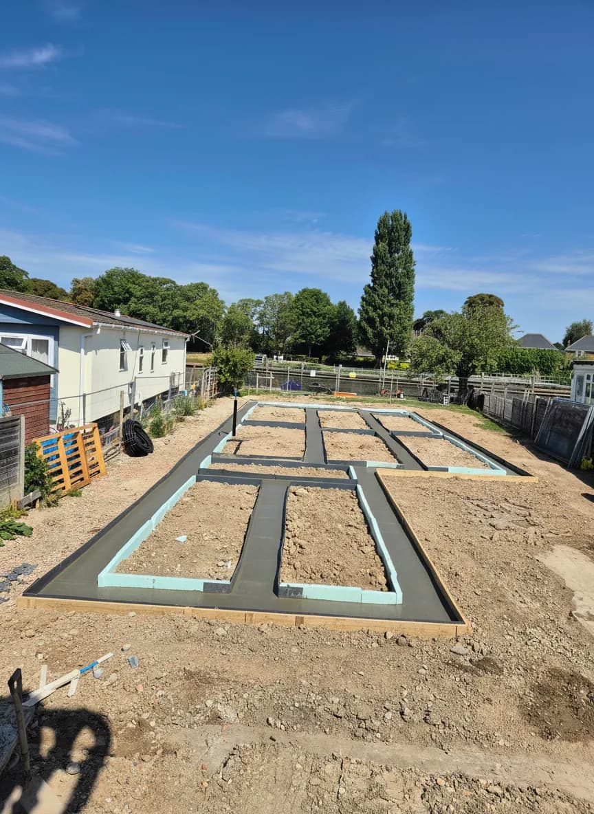 CFA Piling project at Tudor Rose, Chertsey, Surrey