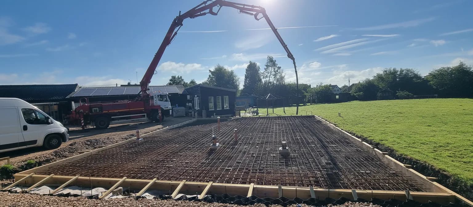 SCD Piling project at Village Maid Dairy, Riseley, Berkshire